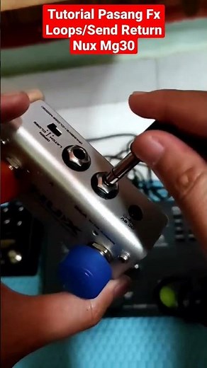 Tutorial Pasang Fx Loops/Send Return Nux Mg30 #Shorts