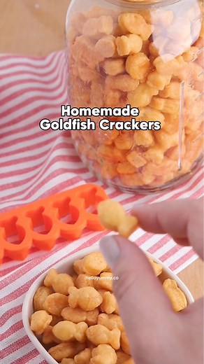 9.8K views · 30 reactions | Homemade Fish Crackers - easy and healthy to make! Recipe  | Hello, Yummy | Facebook