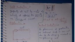 Self Induction - Physics - Notes - Teachmint