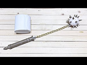 How to make a very powerful paper spiked mace