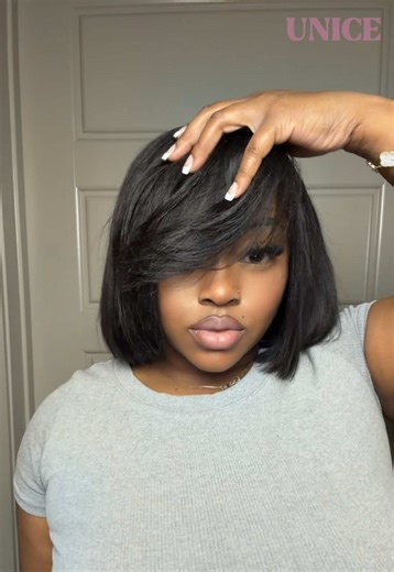 Comparing Styles: Glueless 7x5 Closure Yaki Bob Wig