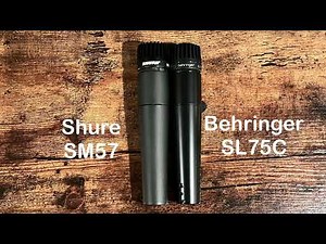 Home Recording Mic Comparison: Shure SM57 vs Behringer SL75C