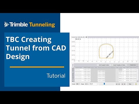 TBC Tunneling - Create Tunnel Shape from CAD