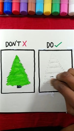 how to paint realistic tree 🌴 with acrylics ⚡real tree 🌲✨ #drawing #colordrawing #acrylicink