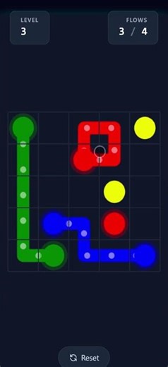 flow free puzzle 5x5 level 3 #flowfree