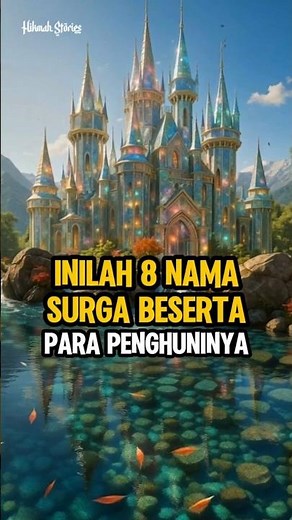 Here are the 8 names of heaven and its inhabitants #inspirationalstories #islamicstories #islamic...