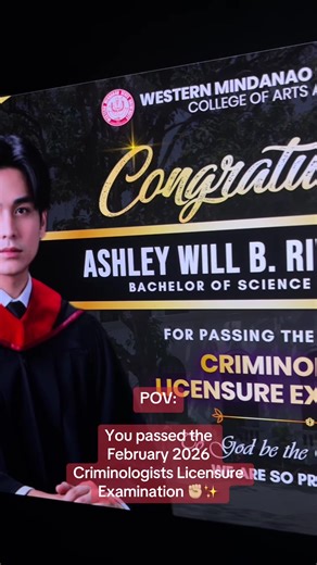 Board Passers Tarpaulin Layout for Criminologists 2026