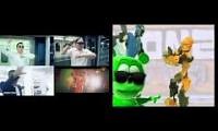 Mix of 2 videos from youtube : Gangnam Style vs. Minecraft Style vs. Nintendo Style vs Gummy Style