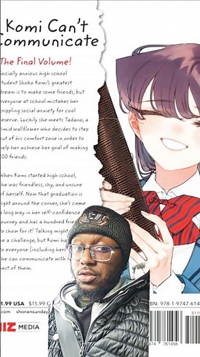 I read the final volume of Komi Can't Communicate & I'm sad to see the series end #anime #manga