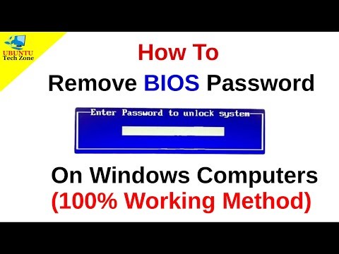 bios password forgot how to unlock