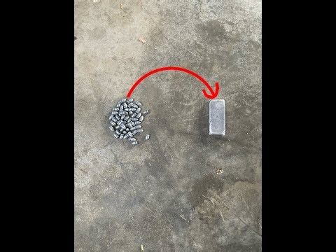 How to turn ordinary lead bullets into a pure lead bar!