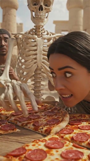 Ancient Egyptians Try Pizza for the First Time 🤯 #shorts #ytshorts #pizza #dominos #ancientegypt