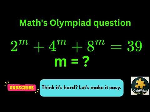 Can You Solve This Olympiad Math Question? Challenge for Genius #maths #braintestsolution