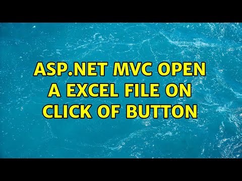 ASP.NET MVC open a Excel file on click of button