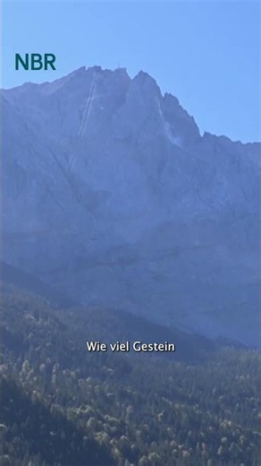 Stone and dust: Major rockfall at the Zugspitze