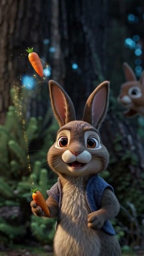 The story of bunny the rabbit and his magical carrots #animahal