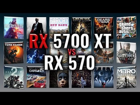 RX 5700 XT vs RX 570 Benchmarks | Gaming Tests Review & Comparison | 53 tests