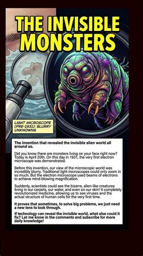 The Invention That Revealed INVISIBLE Monsters! 🔬🦠