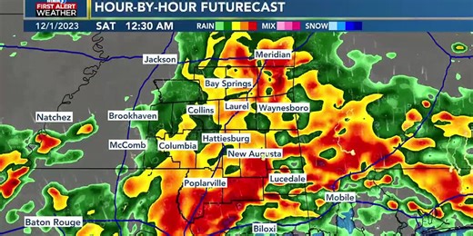 Another round of rain and thunderstorms expected tonight through Saturday