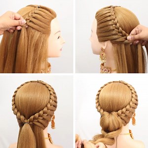 2.6M views · 24K reactions | The Easiest Way to Create French Bun Rolls! | Braid Hairdo | Facebook