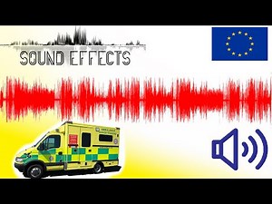 Ambulance siren Europe Sound effects