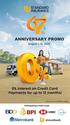 Renew your car insurance today at zero % interest up to 12 monthly installment! This is a limited time offer, so message us now. #StandardInsurance #SIDeal | Standard Insurance