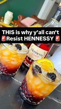 🚨This is how you do HENNESSY COCKTAILS 👀🚨