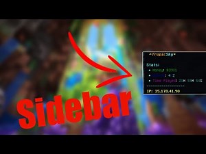PERSONAL STATS SCOREBOARD SIDEBAR | Minecraft Bedrock | PS,Win10,PE,XBOX | 1.18+