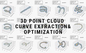 3D点云中心线提取 3D Point Cloud Curve Extraction-ttaihz-机器人项目-哔哩哔哩视频