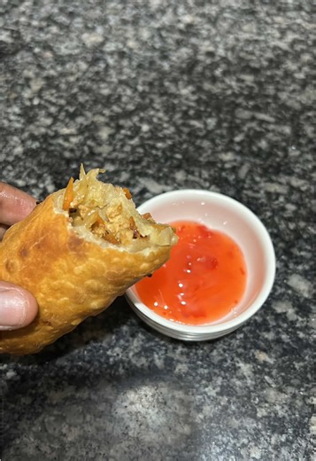 Whoever invented spring rolls had patience 😭 Making the filling? Easy. Rolling them up? A breeze. But that delicate, paper-thin wrapper from scratch? I understand why store-bought exists. We made it to crispy golden perfection and you can too :) #tiktokkenya🇰🇪 #fyp #foodietiktok #explore #nairobitiktokers #global #springrolls