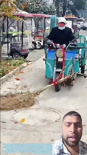 Genius Tractor Hack: Turning Rotation Into Cleaning Power #shortsfeed #shorts#trending