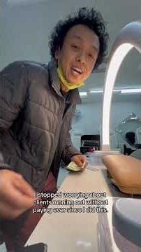 Locking the client down until they pay. #nailtech #nails