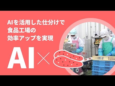 【AI×食品工場】AIを活用した仕分けで食品工場の効率アップを実現【産学連携】