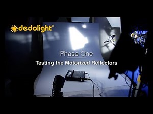 dedolight: demonstration of remote dmx control of reflectors