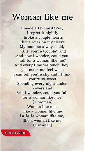 woman like me song lyrics||Little Mix ft. Nicki Minaj|| #trending #viral #shorts #lyrics #shortvideo