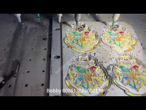 soft pvc patch dispensing machine, pvc fridge magnet making machine