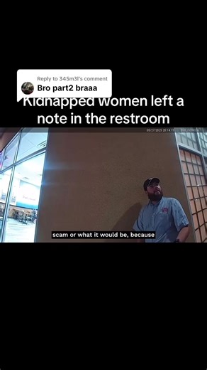 Replying to @345m3l kidnapped women left a note in the restroom #police #crime #fyp #truecrime