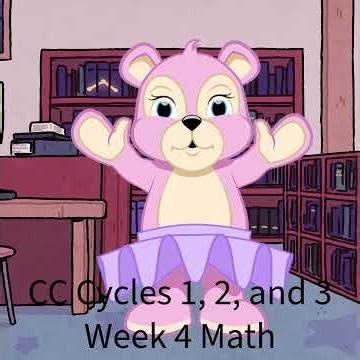 CC Cycles 1, 2, and 3 Week 4 Math Cartoon