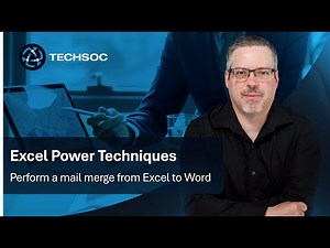 Perform a mail merge from Excel to Word