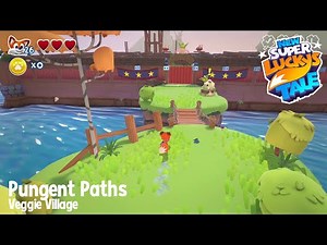 New Super Lucky's Tale Veggie Village Pungent Paths