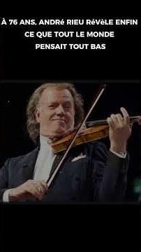 At 76, André Rieu finally confesses the truth: debts, suffering, and secrets behind his smile