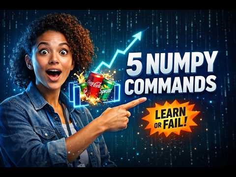 5 essential NumPy commands every data‑science starter should memorize today