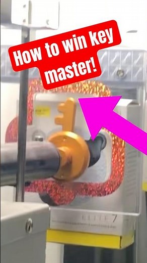 Key Master Arcade Game Guide! (How To WIN) #shorts #keymaster