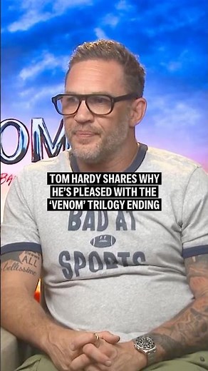 Tom Hardy shares why he’s pleased with the ‘Venom’ trilogy ending