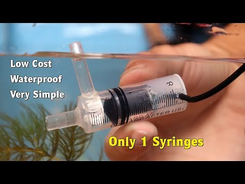 How to make mini Submersible Water Pump for Aquarium