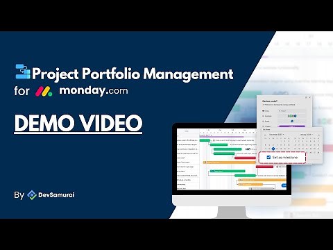 DEMO VIDEO | Project Portfolio Management for monday.com | Gantt chart PPM tool