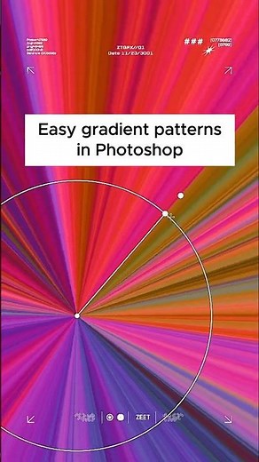 How to Create Easy Gradient Patterns in Photoshop