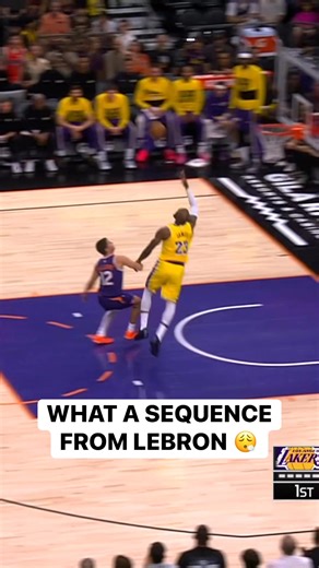 LeBron James snatched the long pass, saves it from going out, passes, gets it back, then goes behind-the-back to Luka Kennard! 😮 LAL-PHX on NBA League Pass Tap to Watch ➡️ https://www.nba.com/how-to-watch-game-redirect/0022500855?partnerRef=NBA&platform=Facebook&surface=Post | NBA