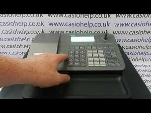 How To Program A Clerk Name On The Casio SE-S100 Cash Register