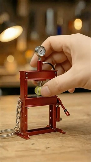 Tiny Hydraulic Press vs Tennis Ball #tiny #tools